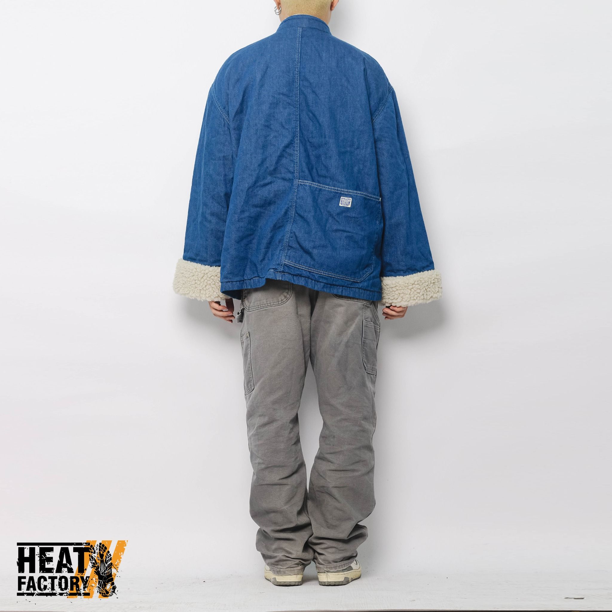  Kapital Jacket Denim 8oz Lined Kung-fu (Blue) 