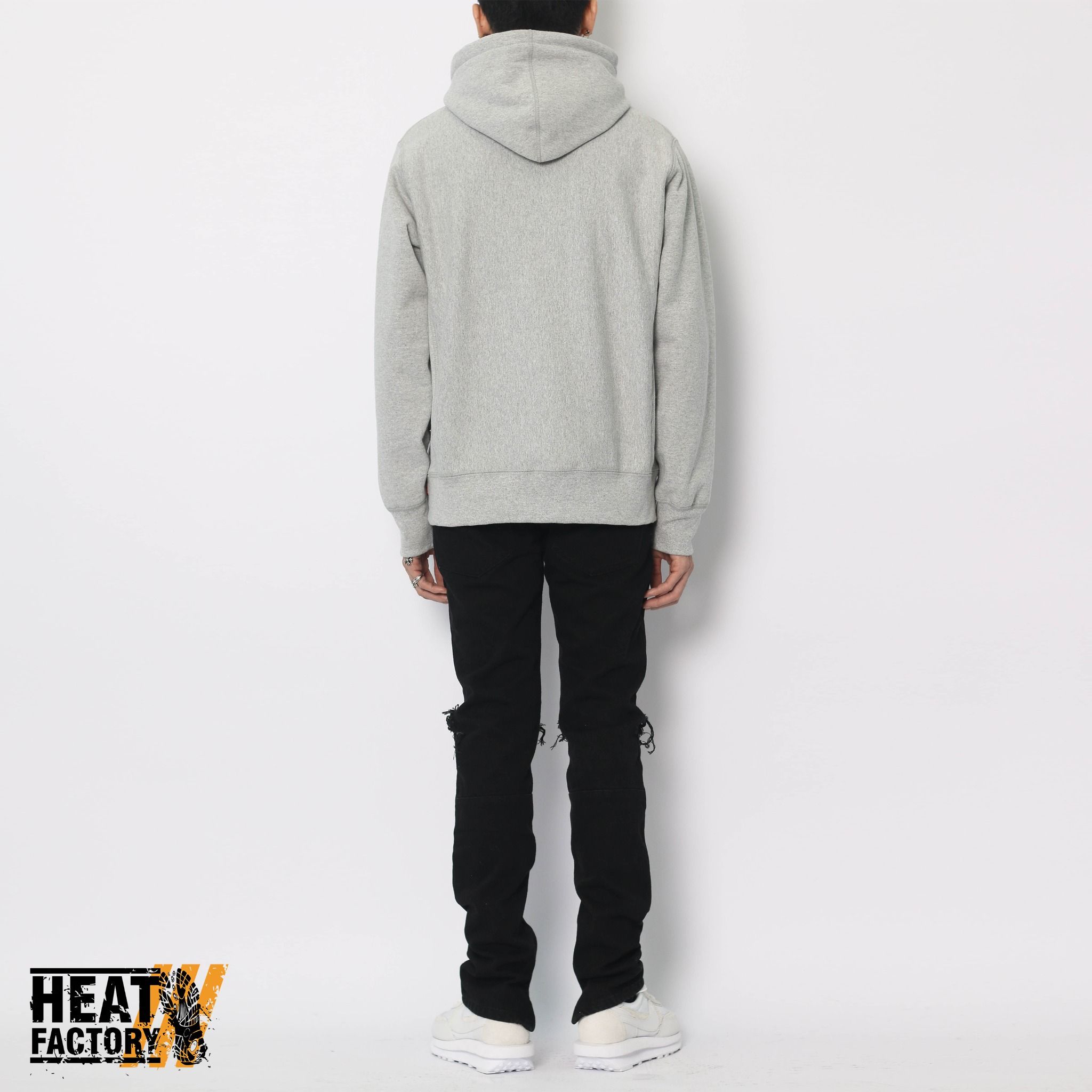  Supreme Hoodie Box Logo Bandana (Grey) 