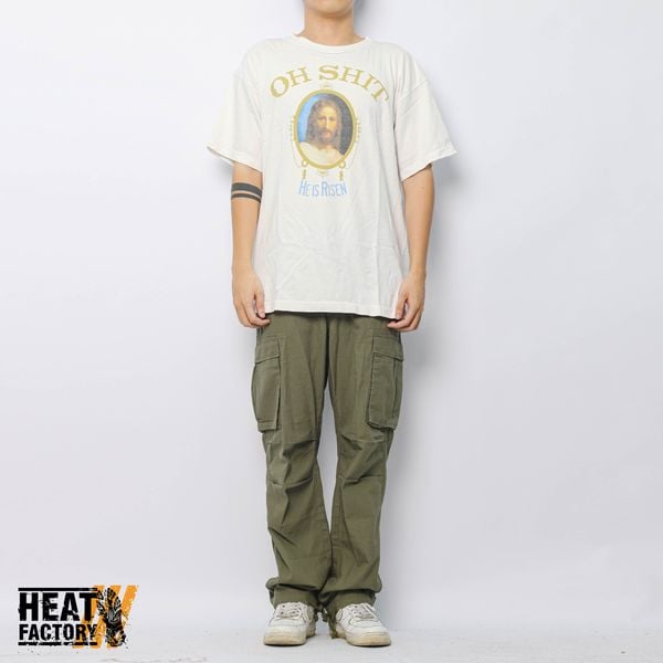  Saint Michael Tee Oh Shit (White) (Like New) 