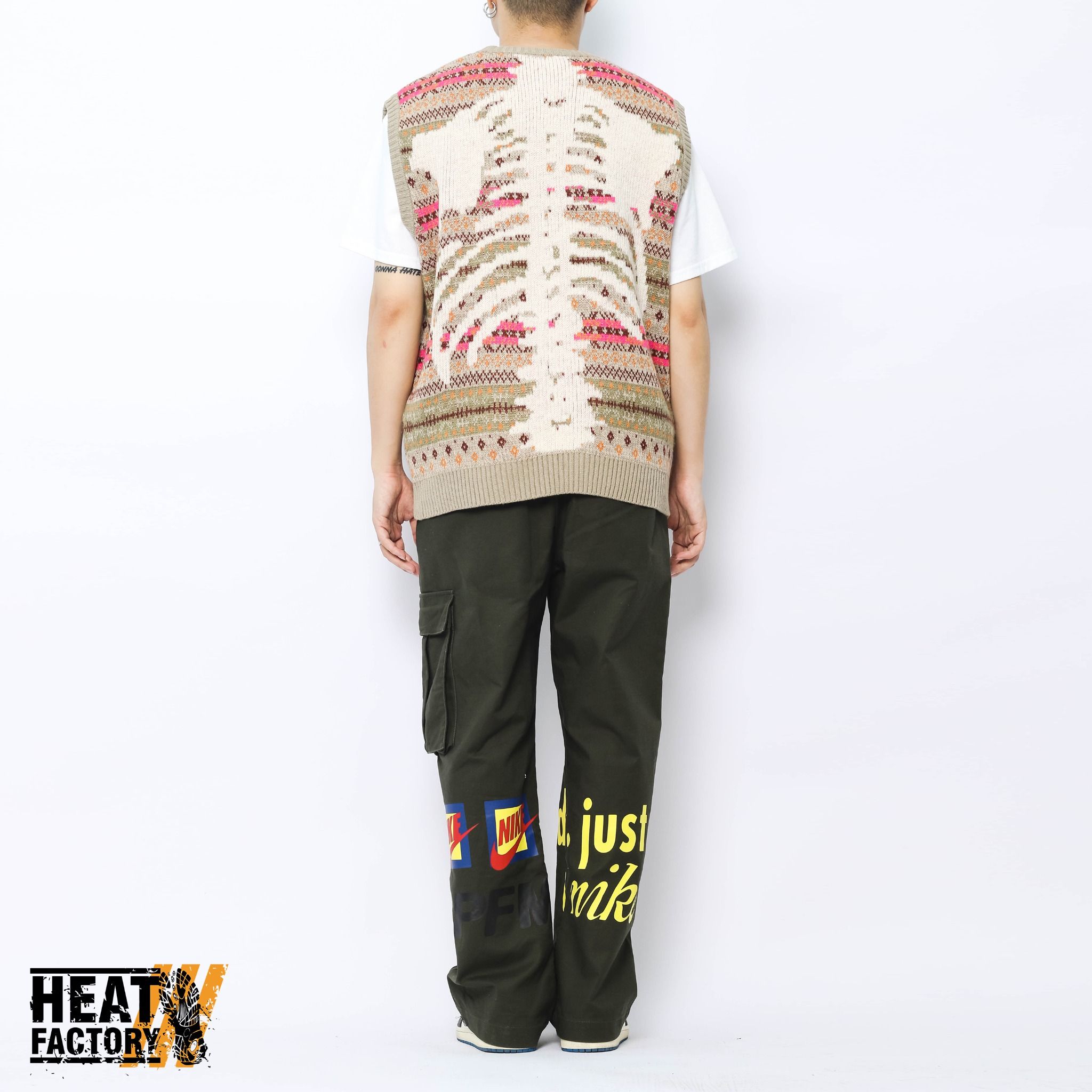  Kapital Gile Pink Bone Knit 
