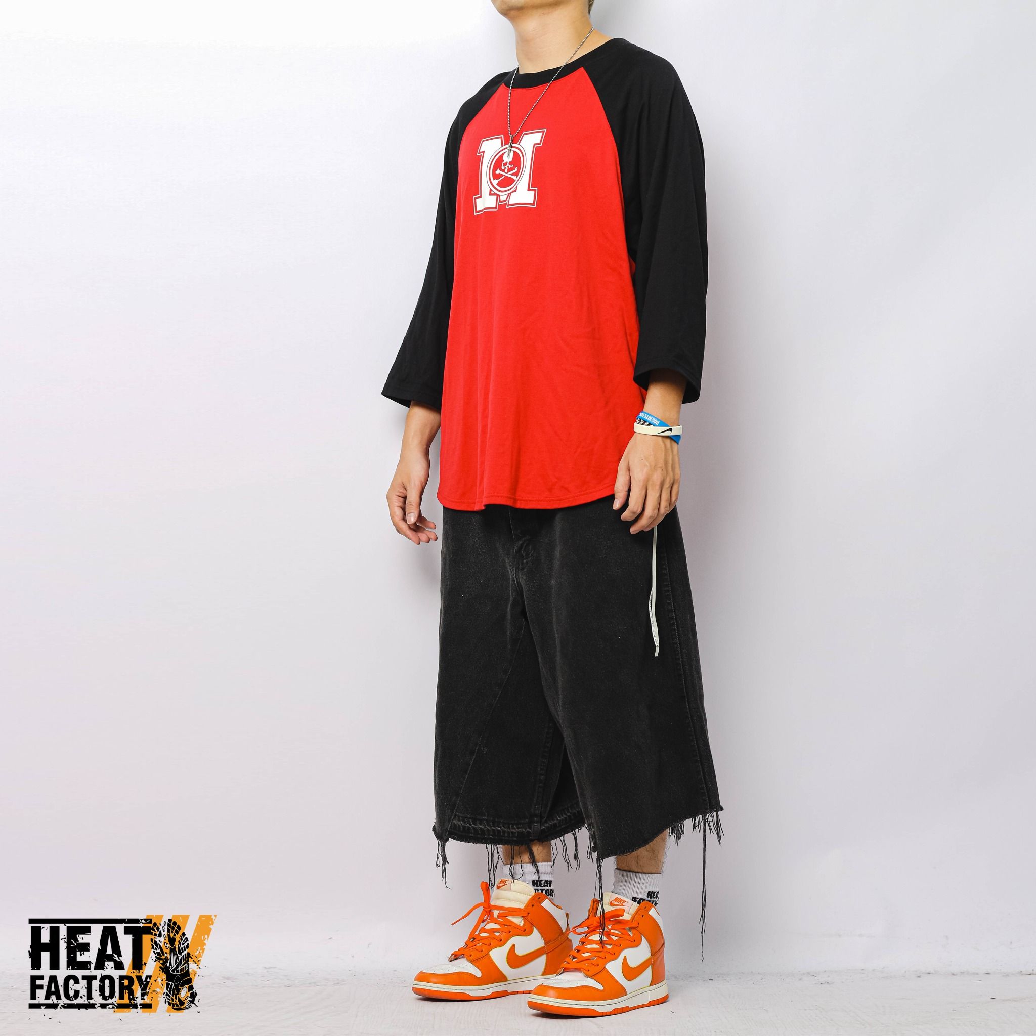  Mastermind World Tee Raglan (Black/Red) (Like New) 