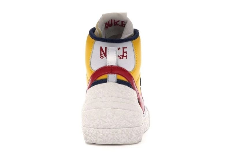 nike sacai blazer yellow