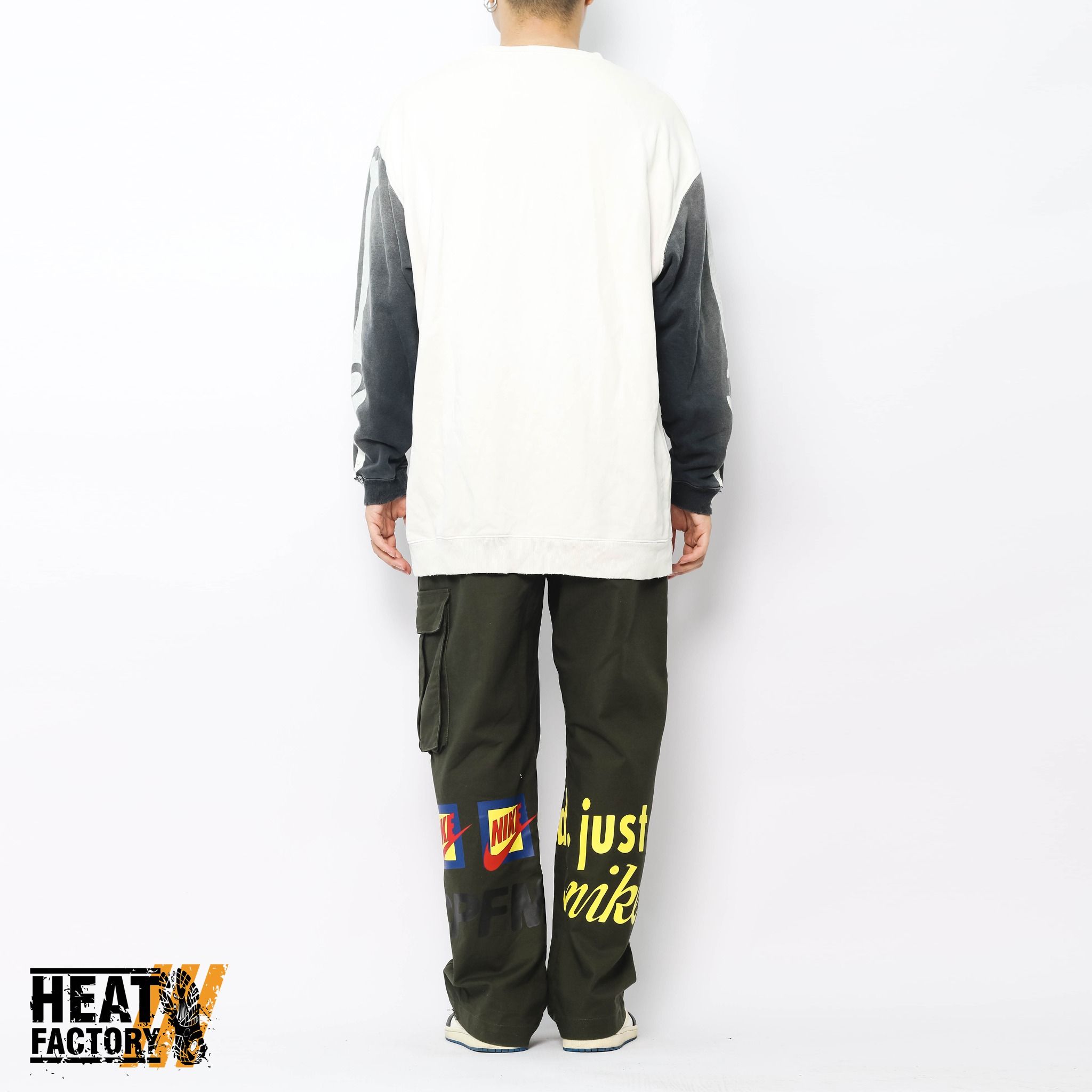  Kapital Sweater Two Tone Remake Skeleton (White/Black) 