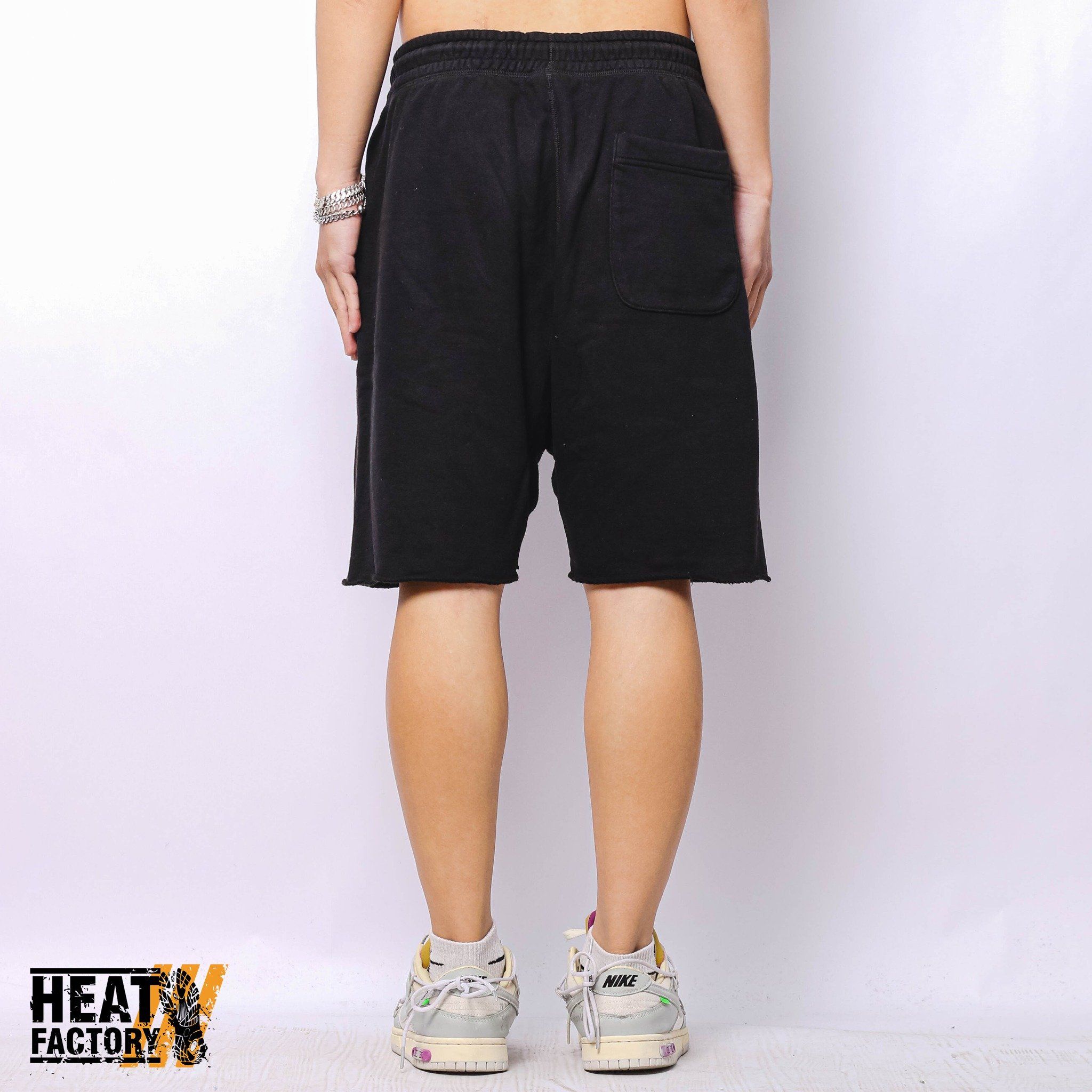  Saint Michael Sweat Shorts (Black) (Used) 
