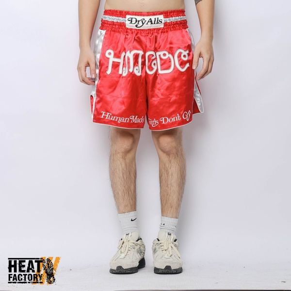 Human Made x Girl Don’t Cry Shorts Chambray Muay Thai (Red) (Like New) 