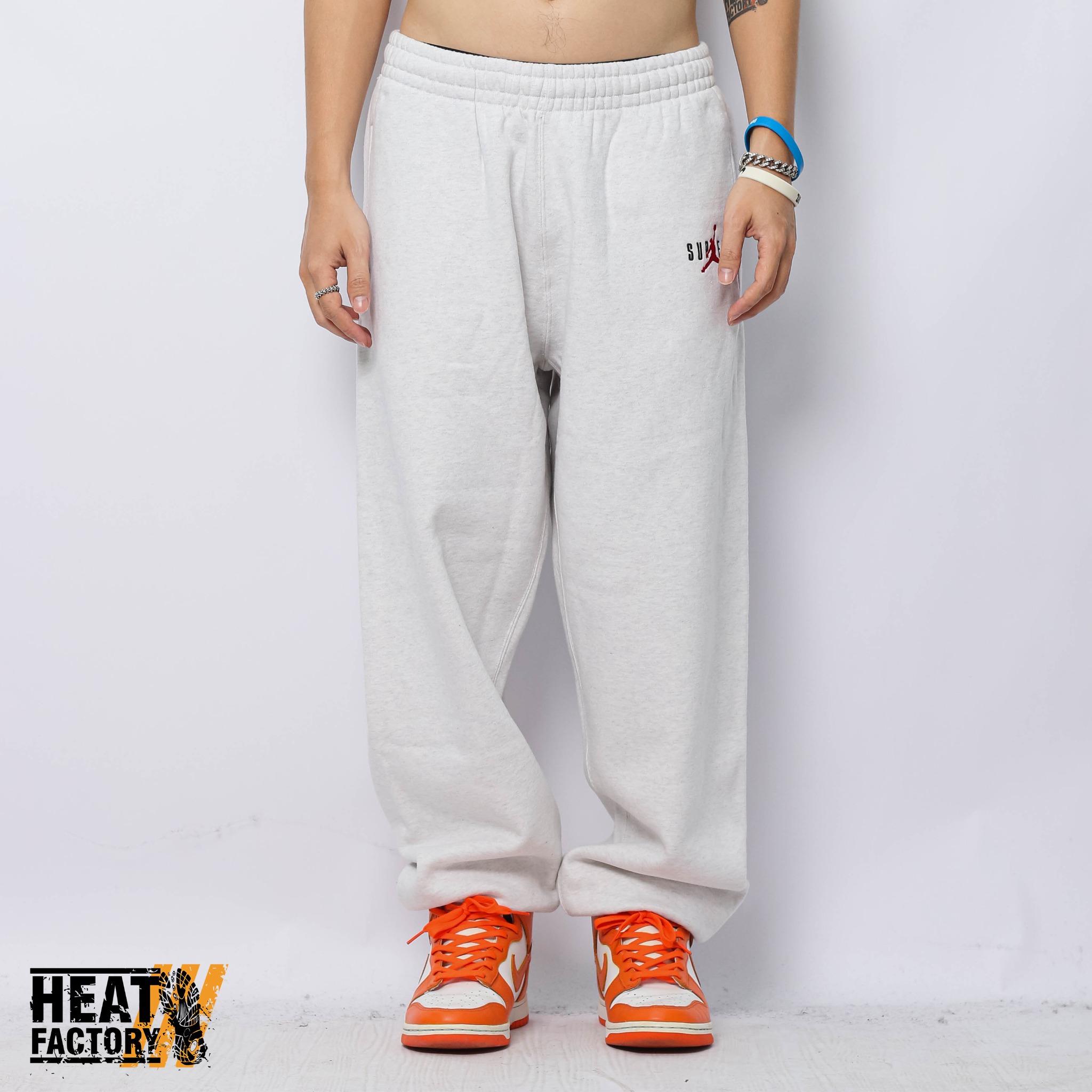 Supreme Jordan Sweatpant (FW24) (Ash Grey) – Heat Factory