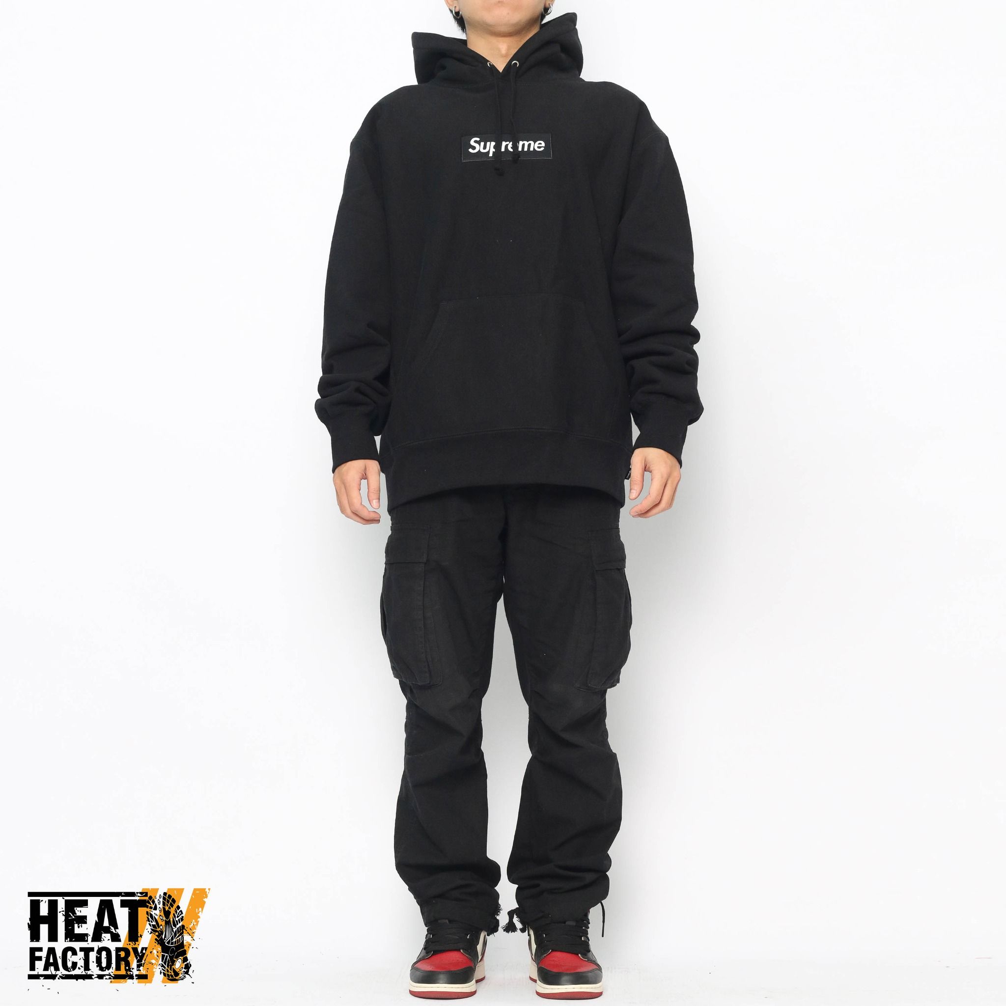  Supreme Hoodie Box Logo (Black) 