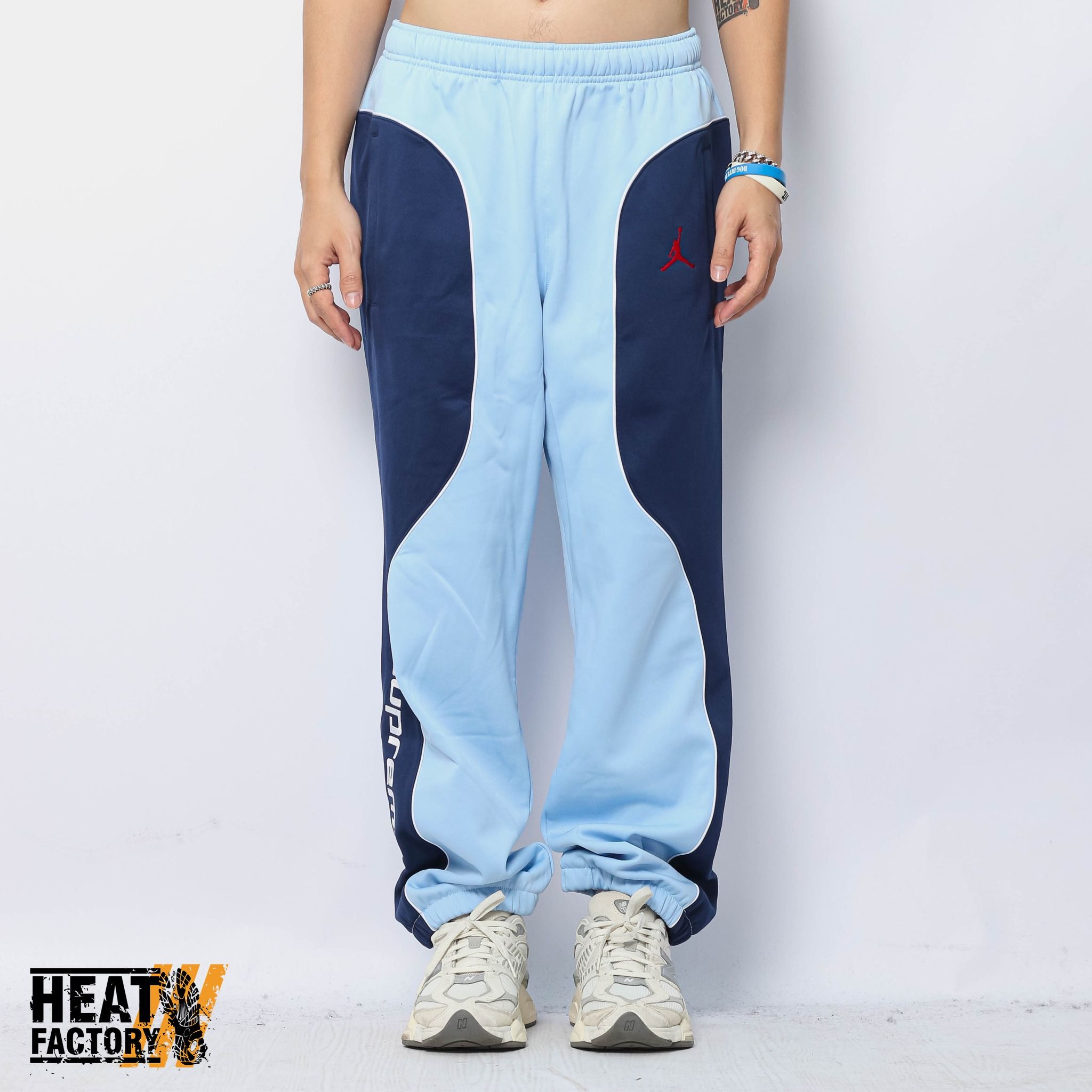 Supreme Jordan Tricot Track Pant (Light Blue) – Heat Factory Supreme Jordan Tricot Track Pant (Light Blue) – Heat Factory