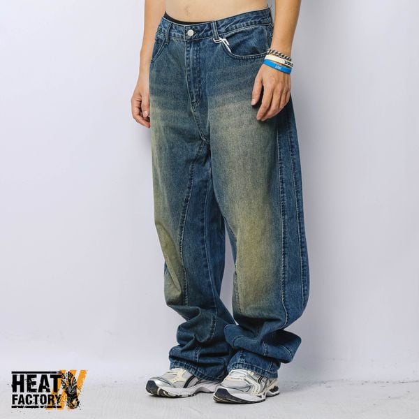  MNML Jeans Ultra Baggy Tower (Medium Blue) 