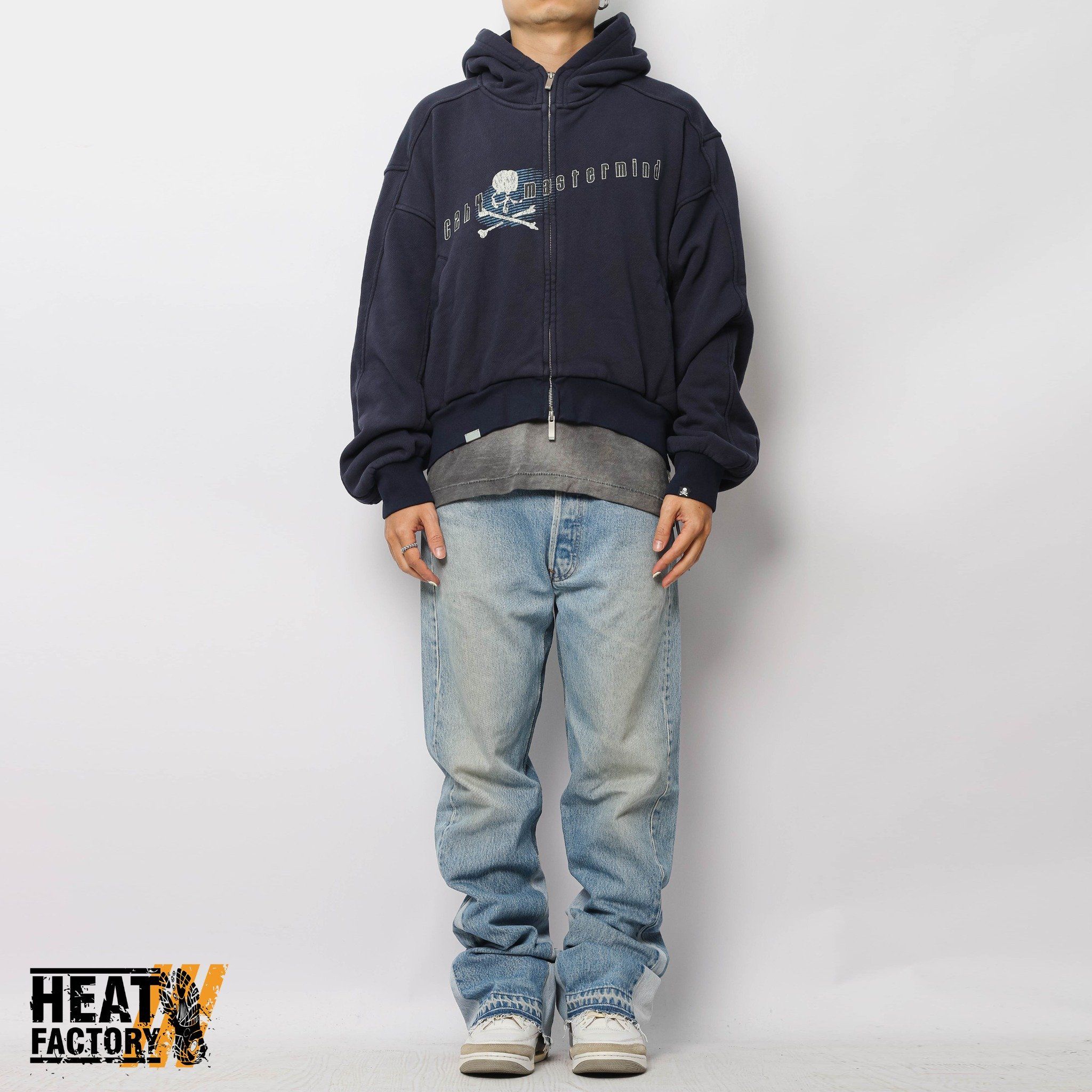  Mastermind x C2H4 Profile Zip Hoodie (Mist Navy) 
