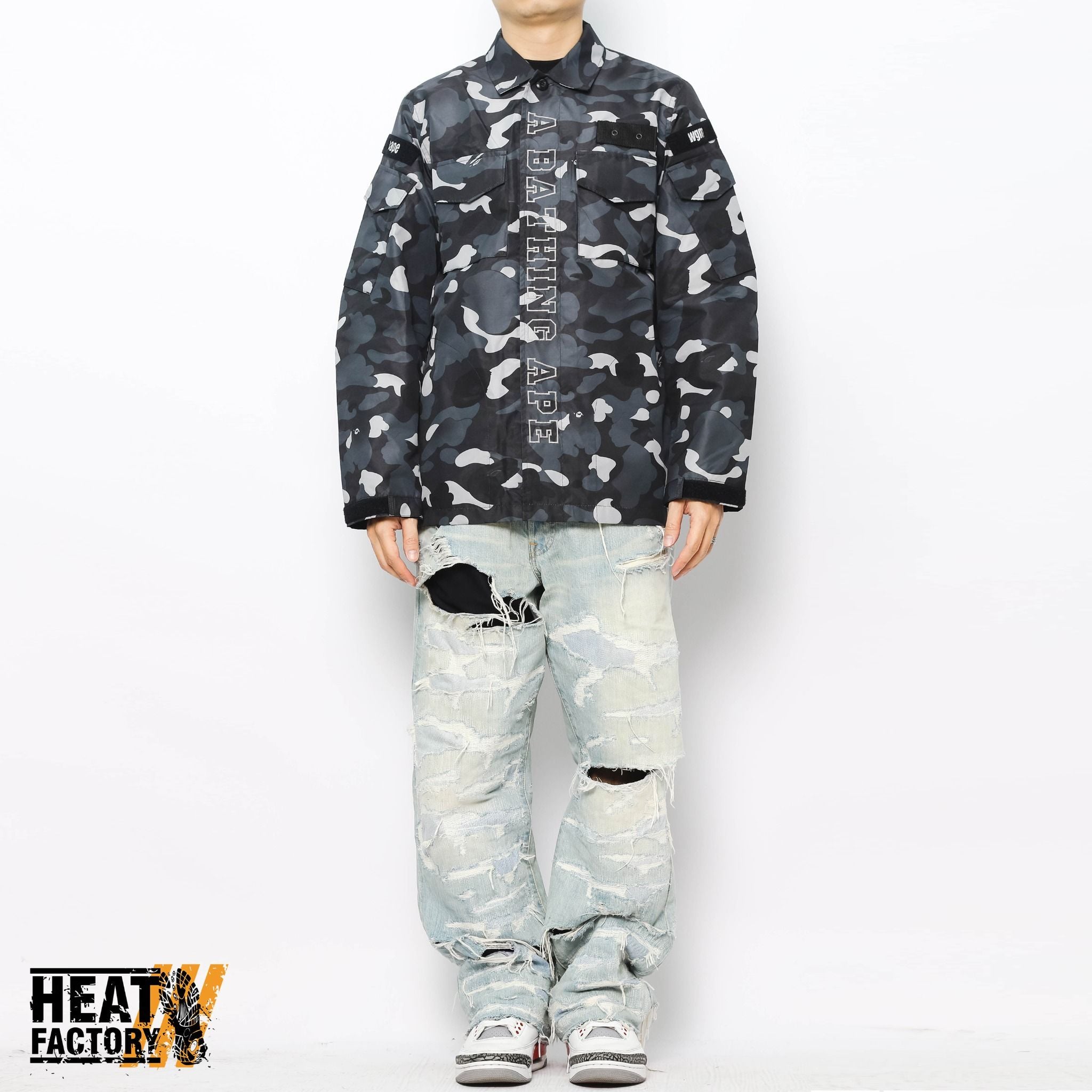 Jacket A Bathing Ape Gradation Camo Military – Heat Factory