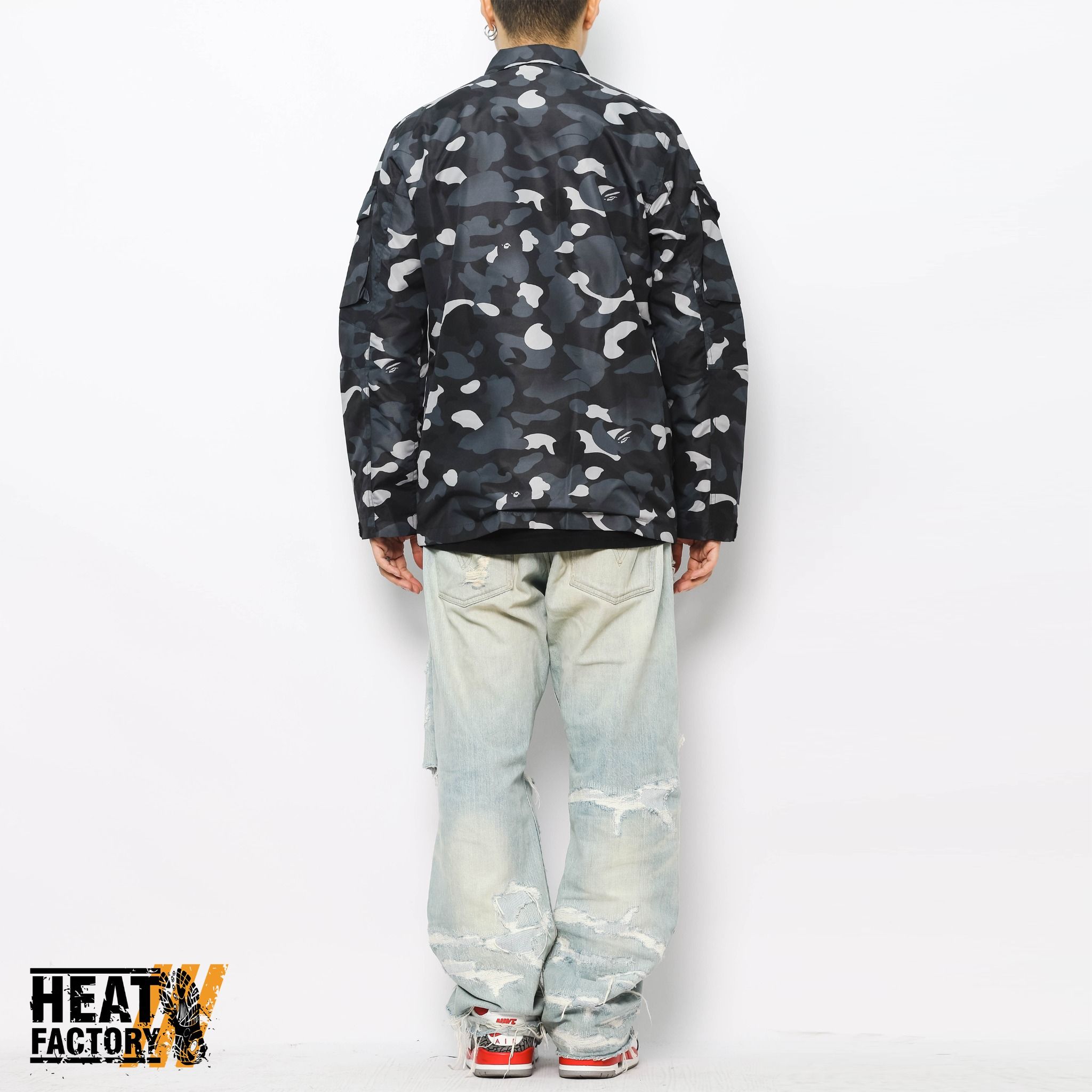  Bape Jacket Gradation Camo Military 