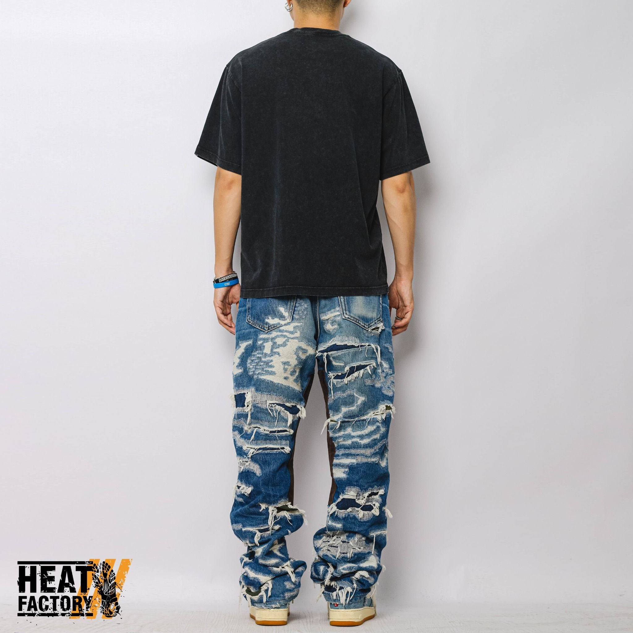  Bape Tee Garment Dye Multilogo Relaxed Fit (Black) 