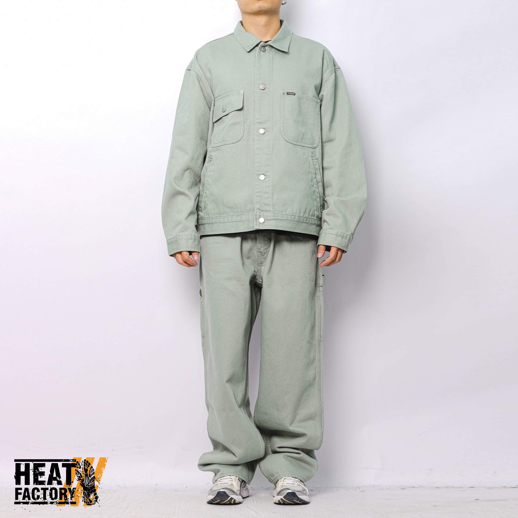 Supreme Jacket Trucker Denim Chore (Mint) – Heat Factory