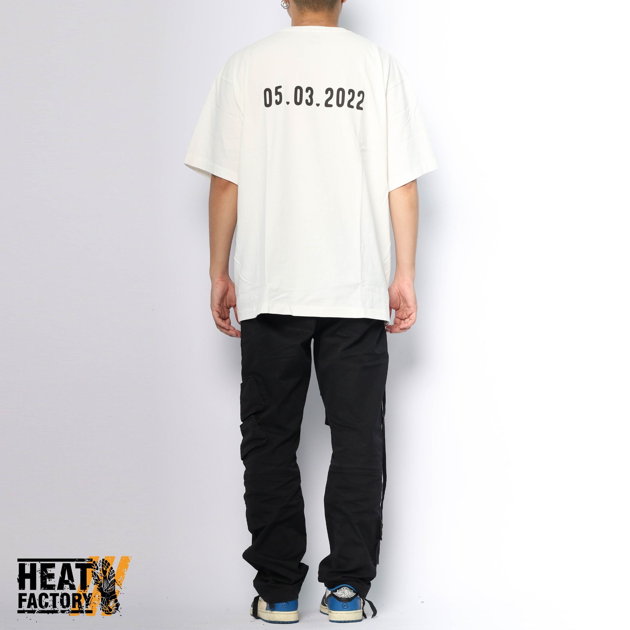  Human Made Tee Heart Logo Black 05.03.2022 (White) 