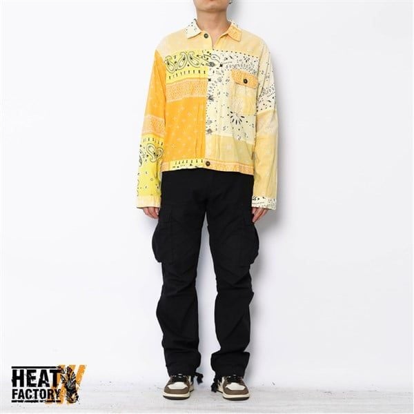  Kapital Shirt Bandana Yellow 