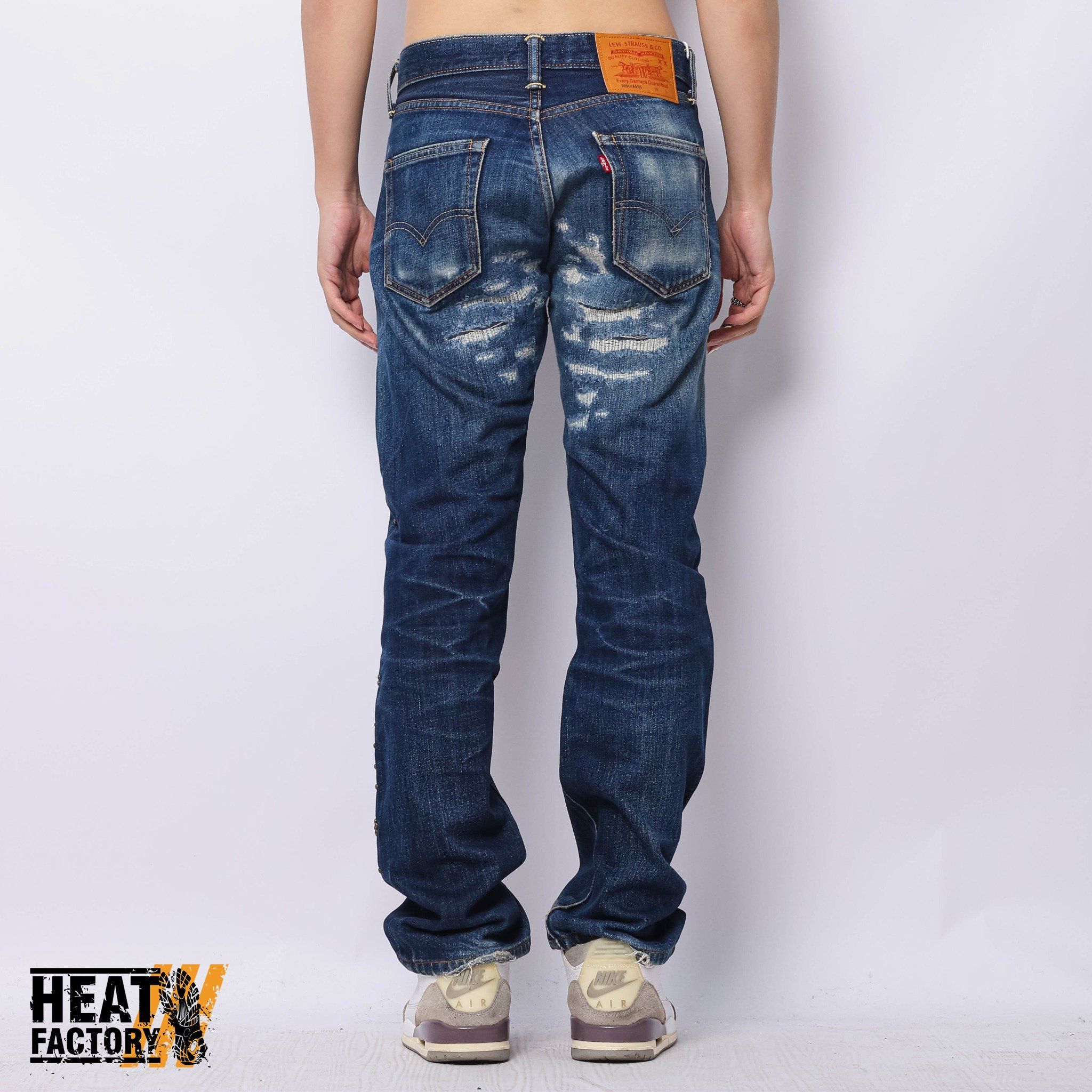  Dddchaosss x Heat Factory Spike Jeans 