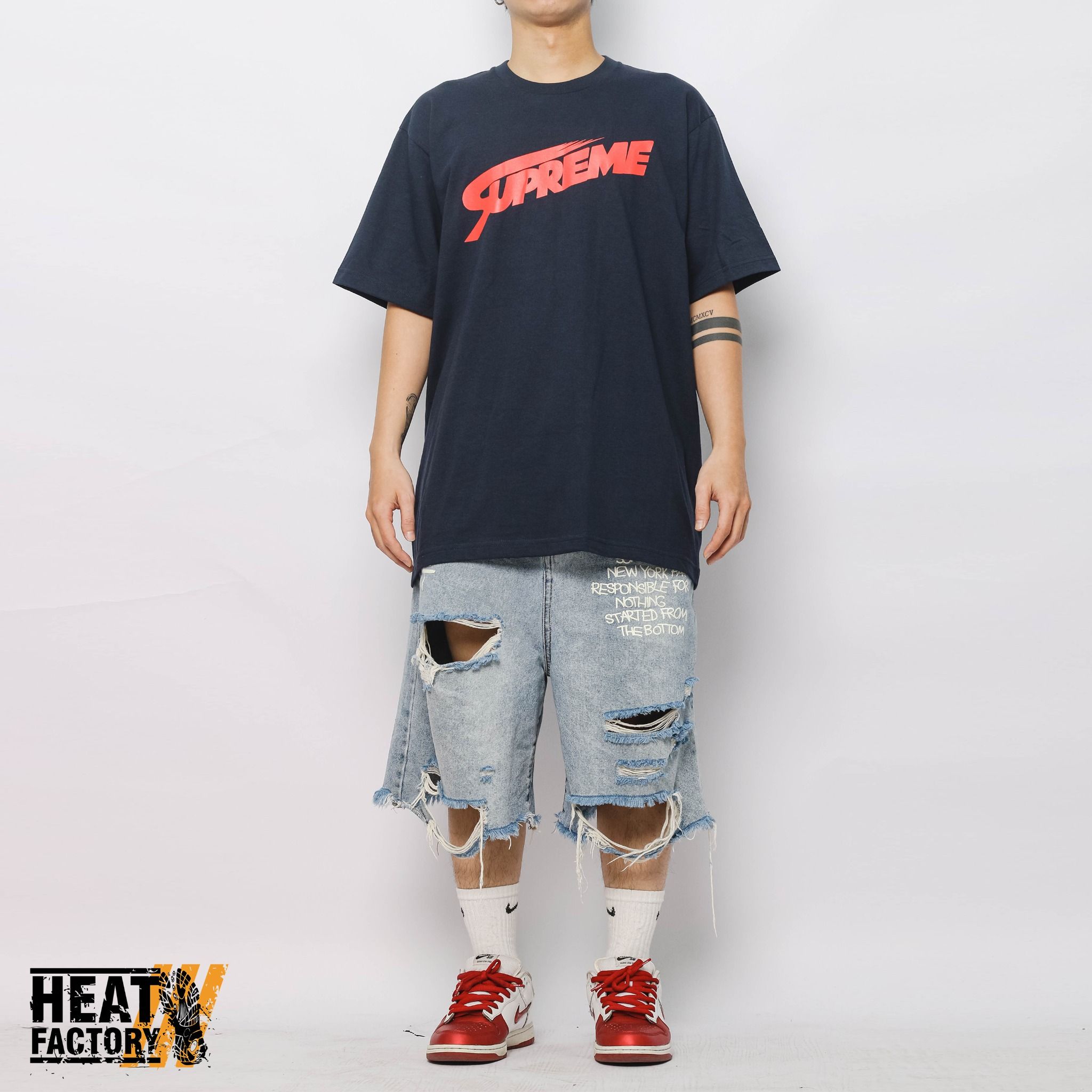  Supreme Tee Mont Blanc (Navy) 