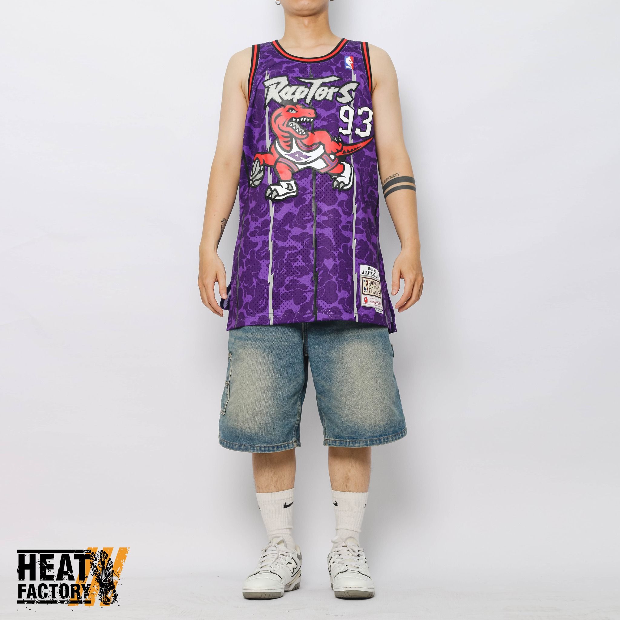 BAPE RAPTORS Camo basketball Tanktop