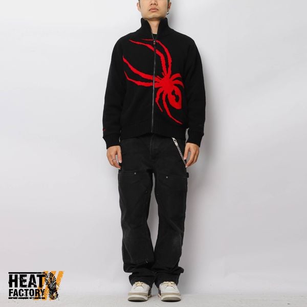  Supreme Sweater Spyder Zip Up (Black) 