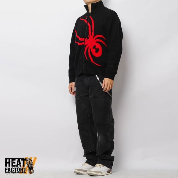  Supreme Sweater Spyder Zip Up (Black) 
