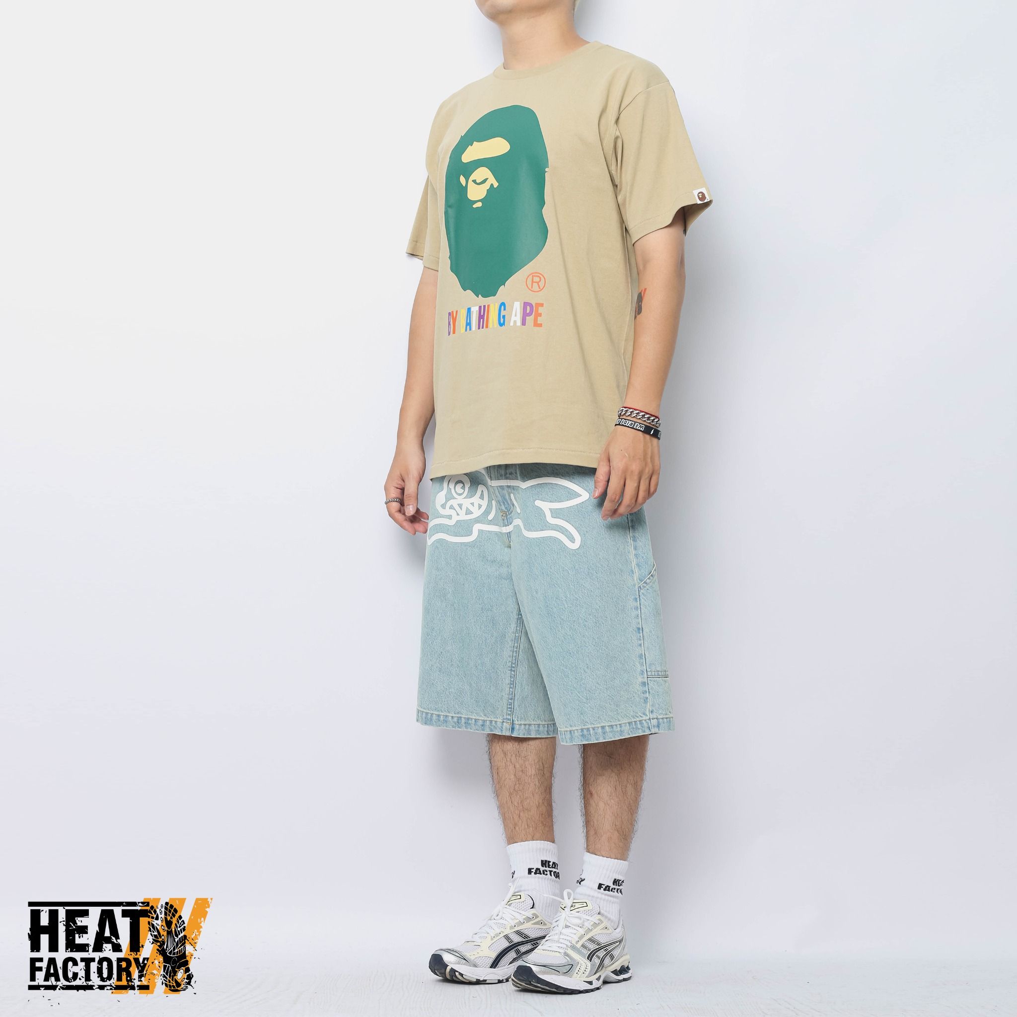  Bape Tee Colors By Bathing Ape (Beige) 