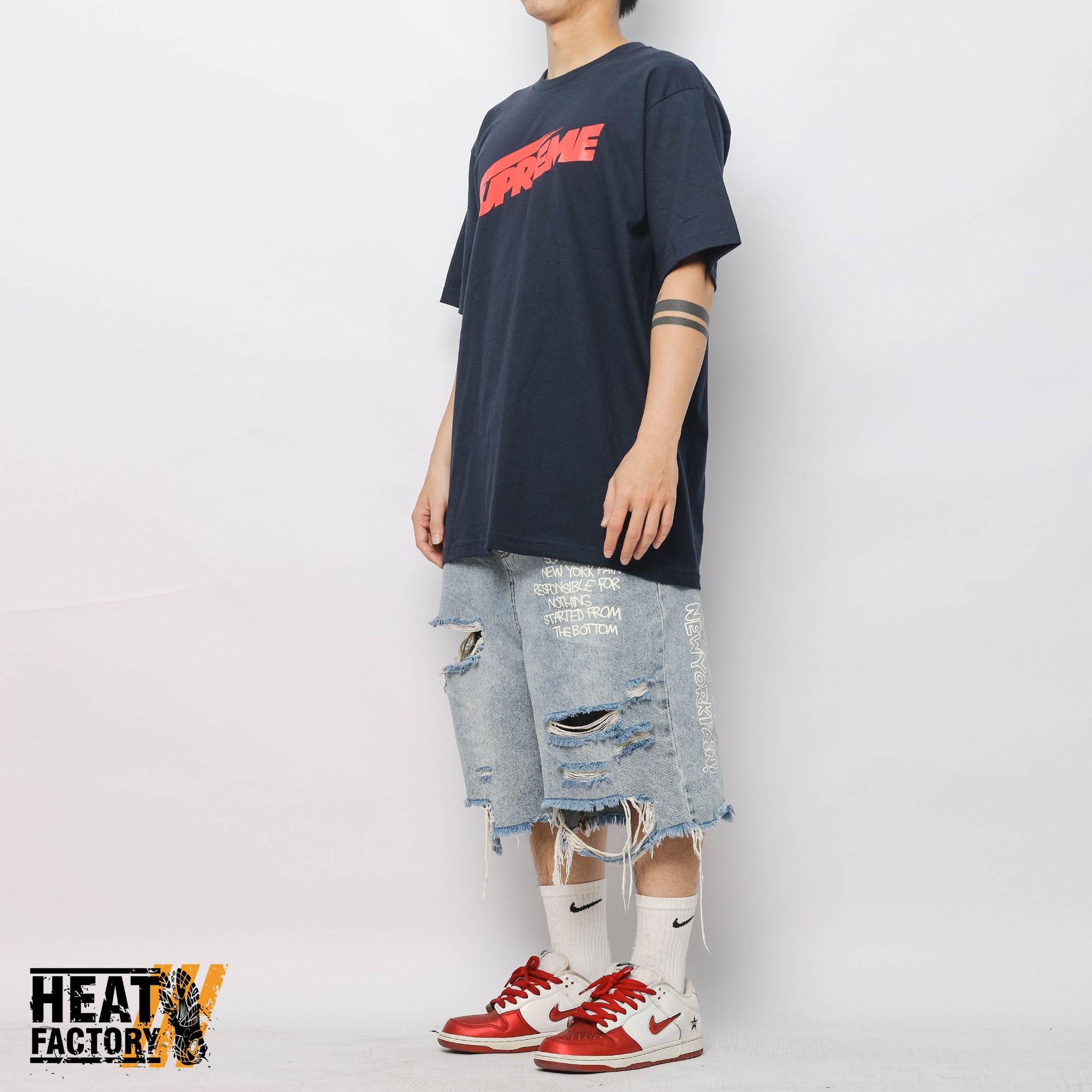  Supreme Tee Mont Blanc (Navy) 