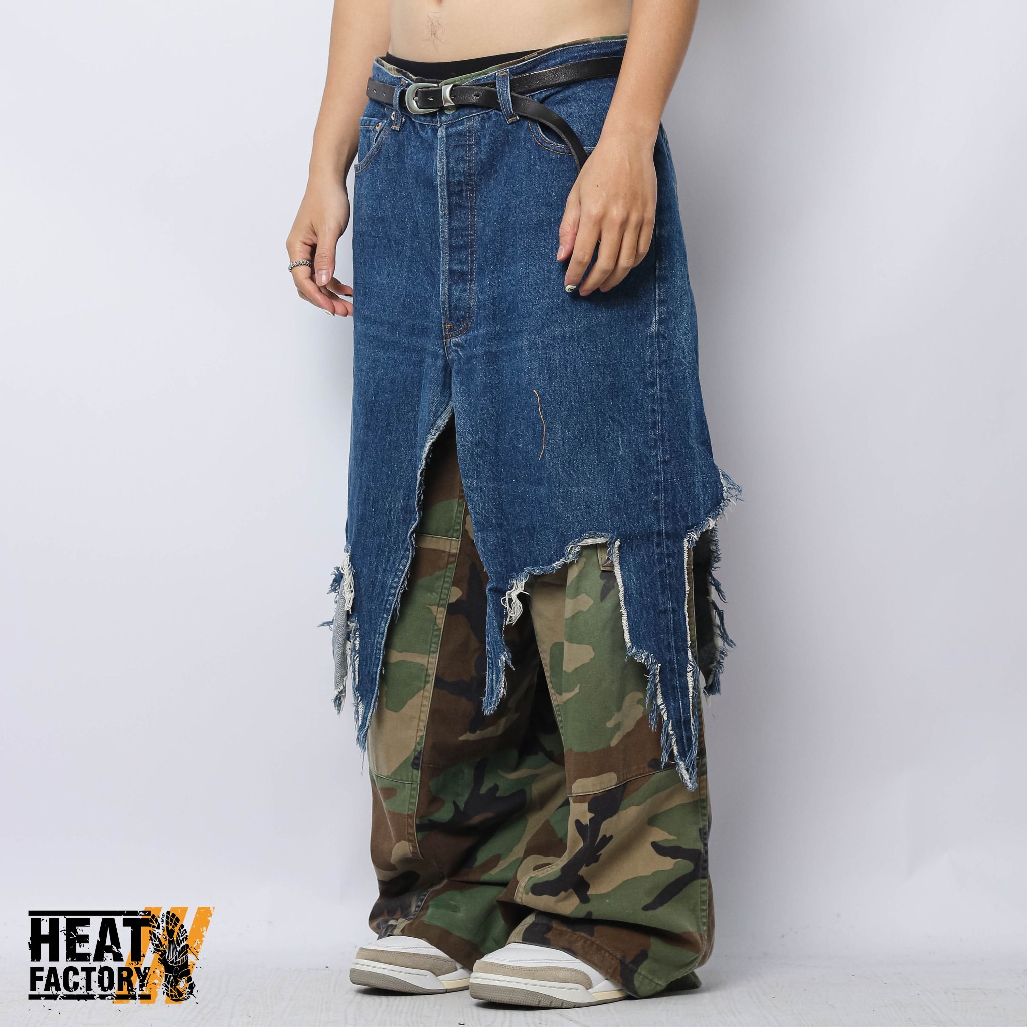  Dddchaosss x Heat Factory Layer Jeans 