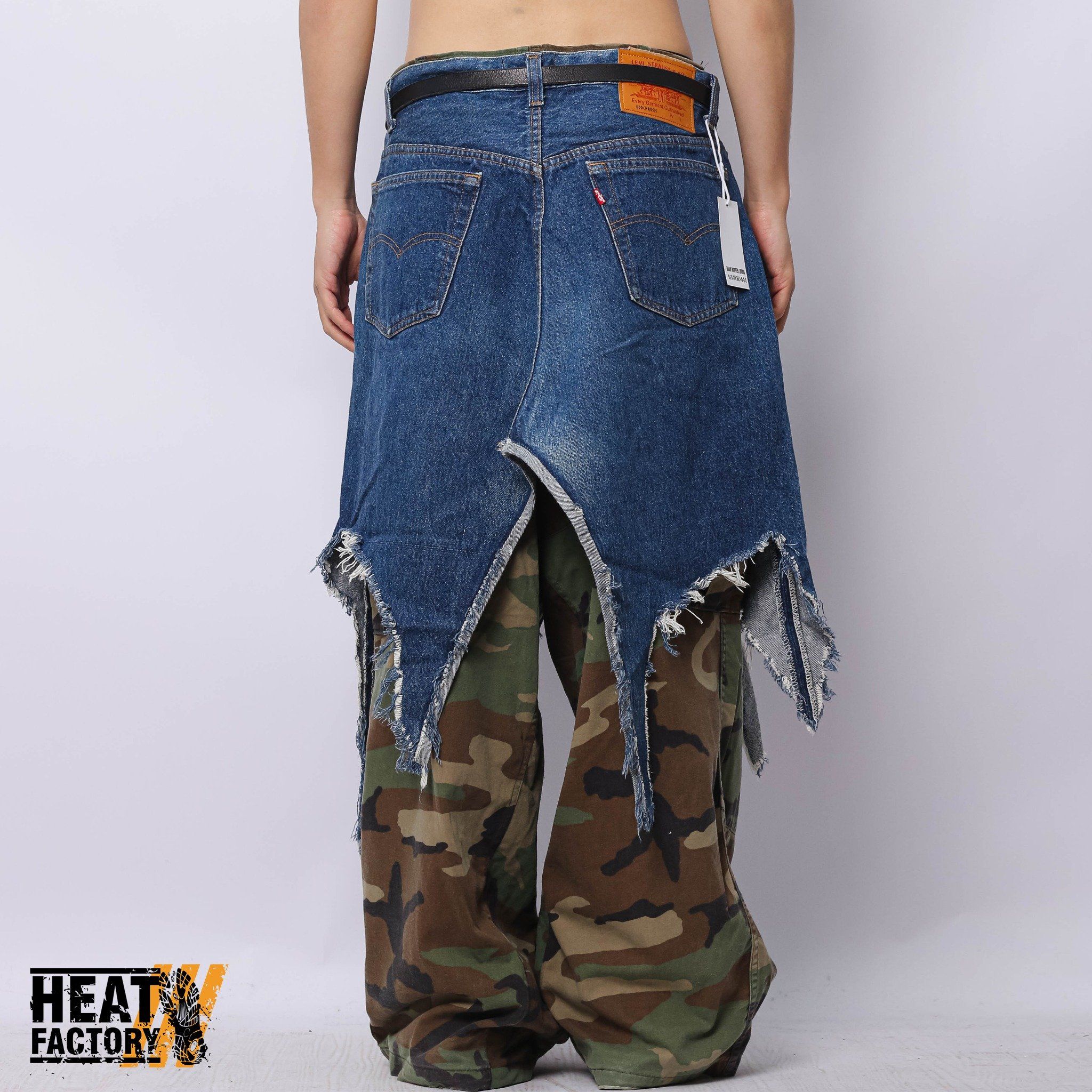  Dddchaosss x Heat Factory Layer Jeans 