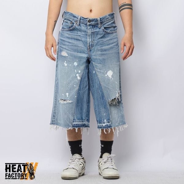  Dddchaosss x Heat Factory Shorts Denim (Blue) 