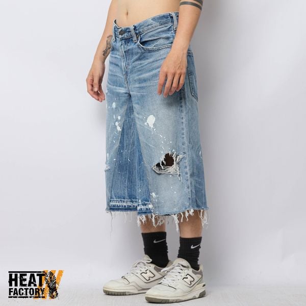 Dddchaosss x Heat Factory Shorts Denim (Blue) 