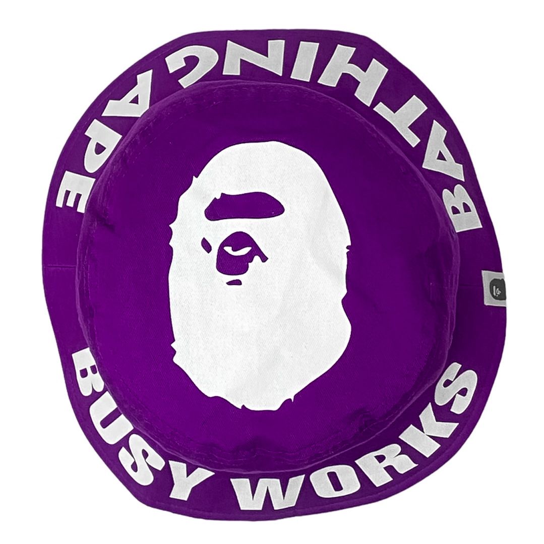  Bape Bucket Busy Work (Purple) 