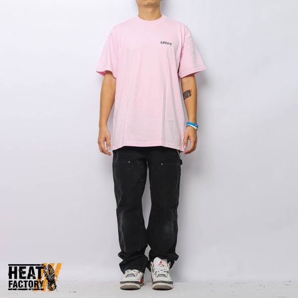  Supreme Tee Black Cat (Pink) 