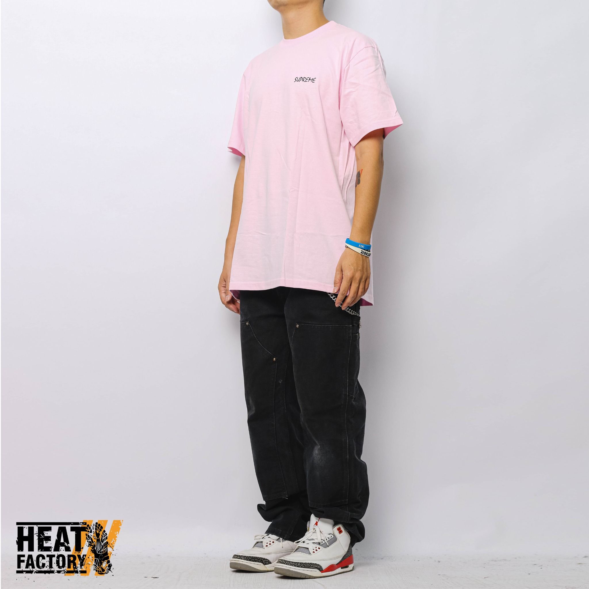  Supreme Tee Black Cat (Pink) 