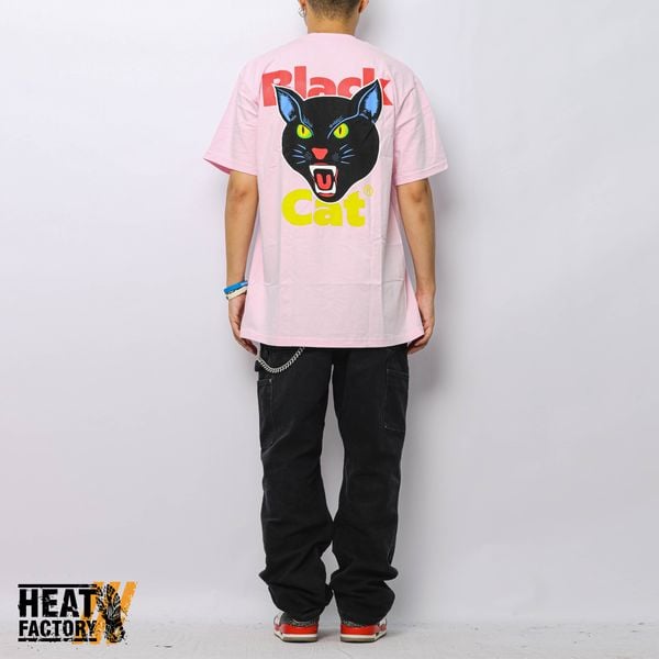  Supreme Tee Black Cat (Pink) 