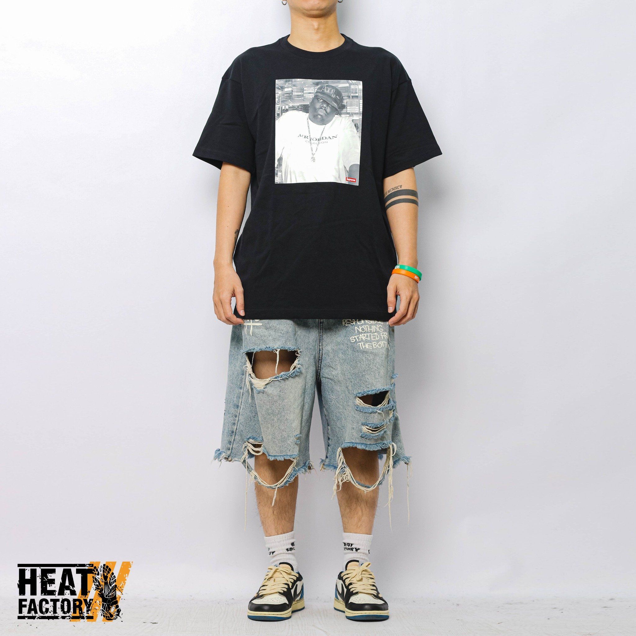  Supreme Tee Jordan Biggie (Black) 