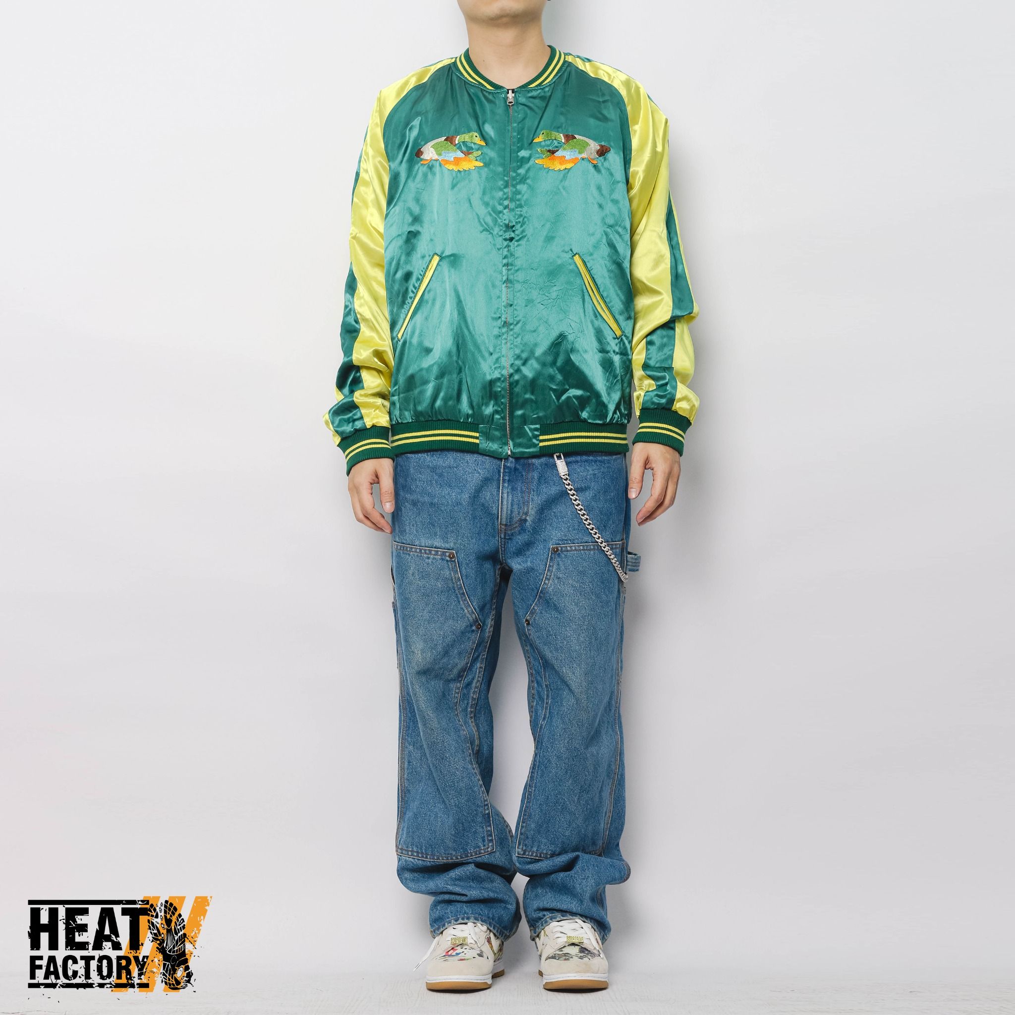 Jacket Human Made Yokosuka Reversible (Black/Green) (Used