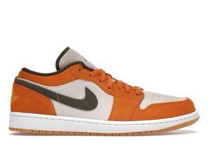  Jordan 1 Low Orange Olive 