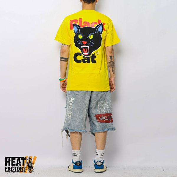  Supreme Tee Black Cat (Yellow) 