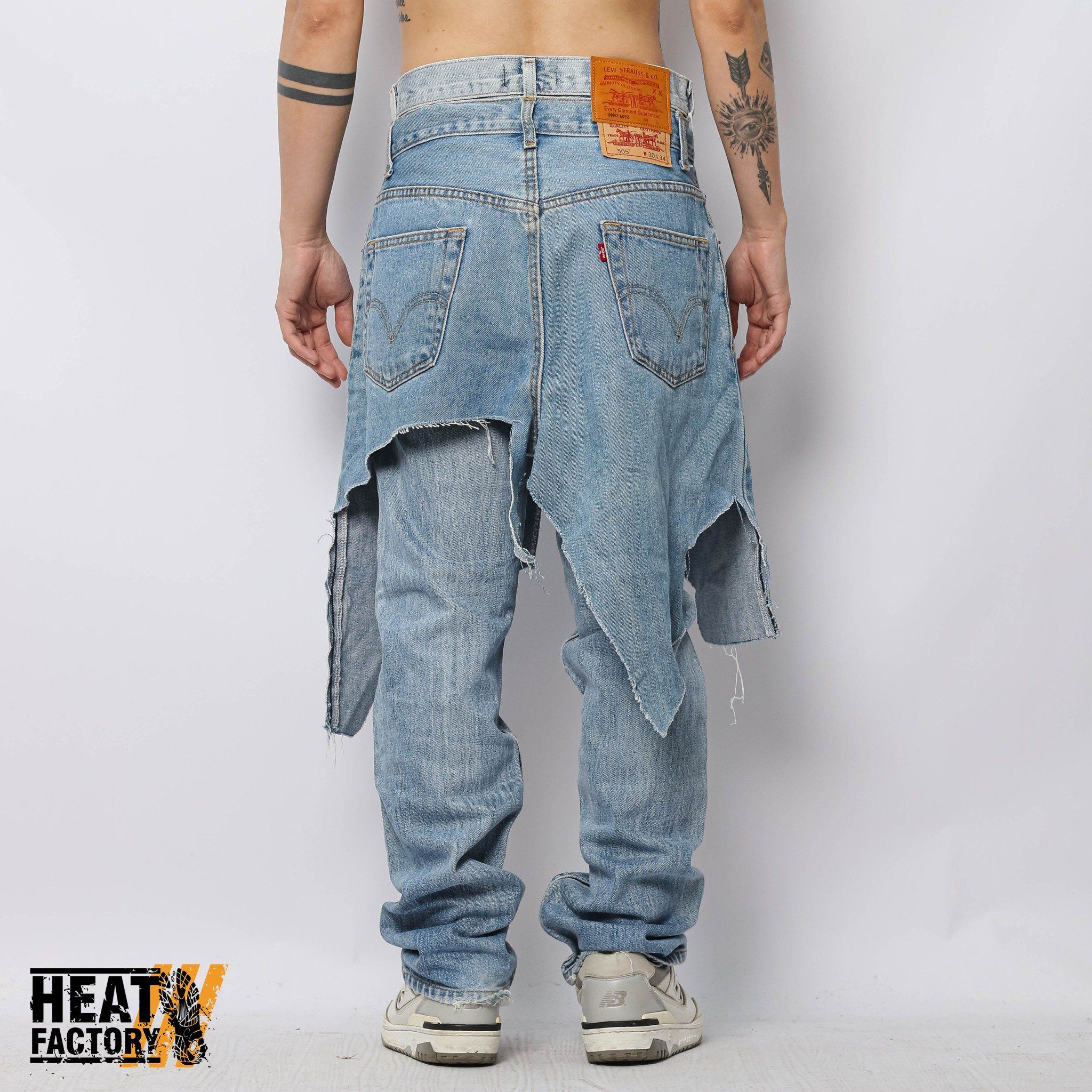  Dddchaosss x Heat Factory Layer Jeans 