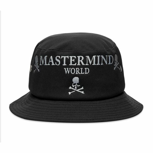  Mastermind World Bucket Embroidered (Black) 