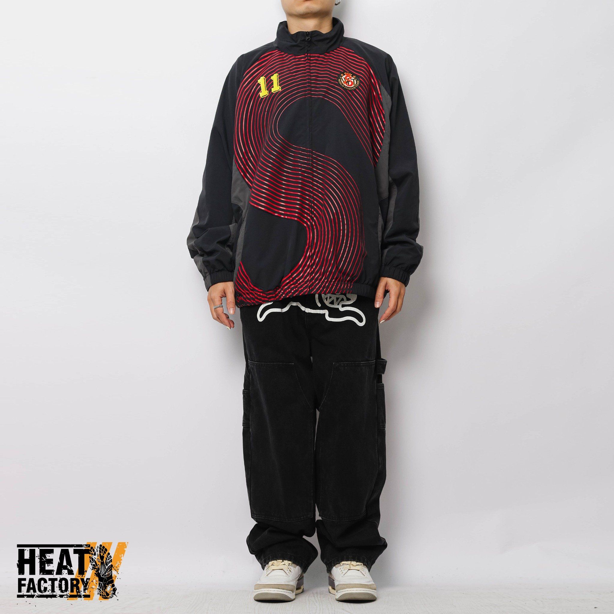  Supreme Jacket S Logo (Black/Red) 