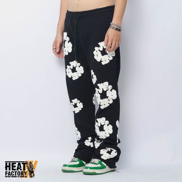  Denim Tears x Ready Made Sweatpants Cotton Wreath (Black) (Used) 