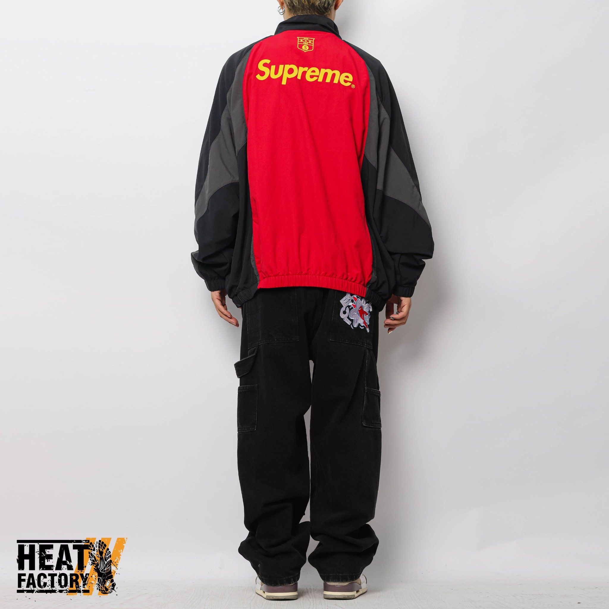  Supreme Jacket S Logo (Black/Red) 