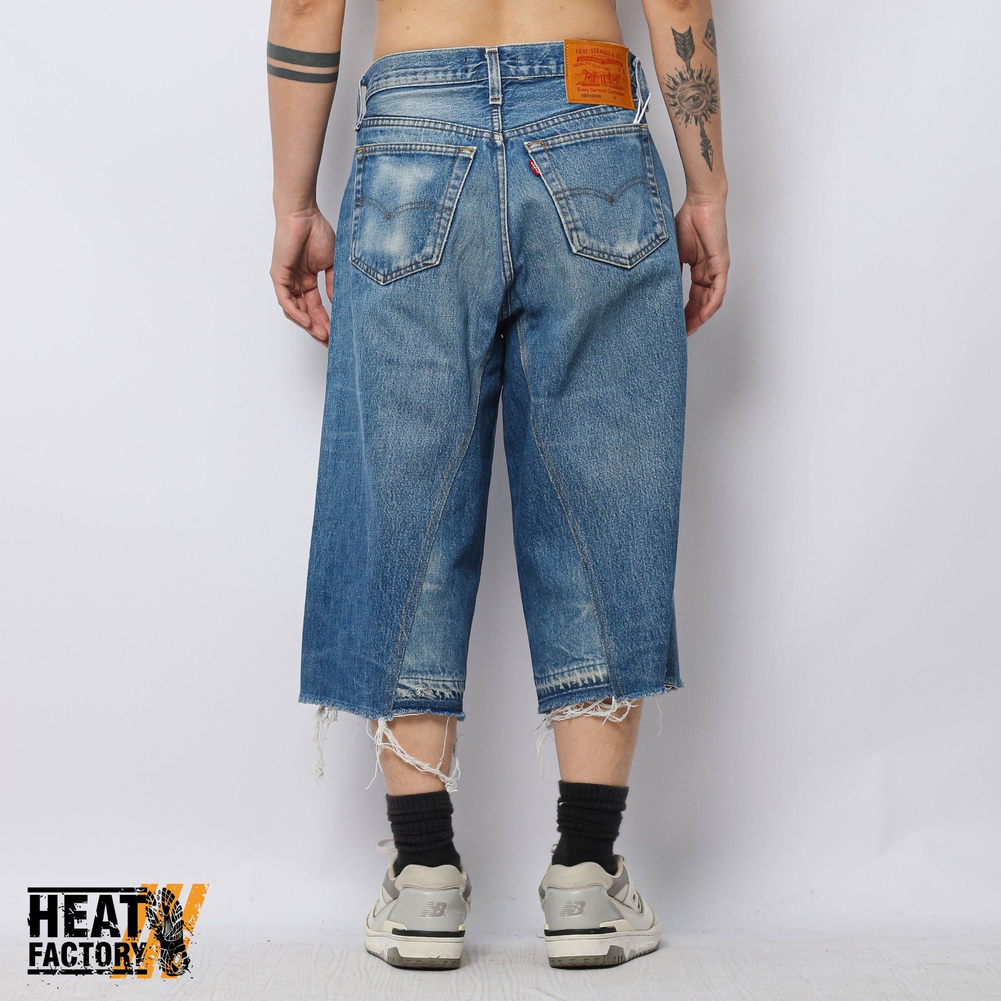  Dddchaosss x Heat Factory Shorts Denim (Blue) 