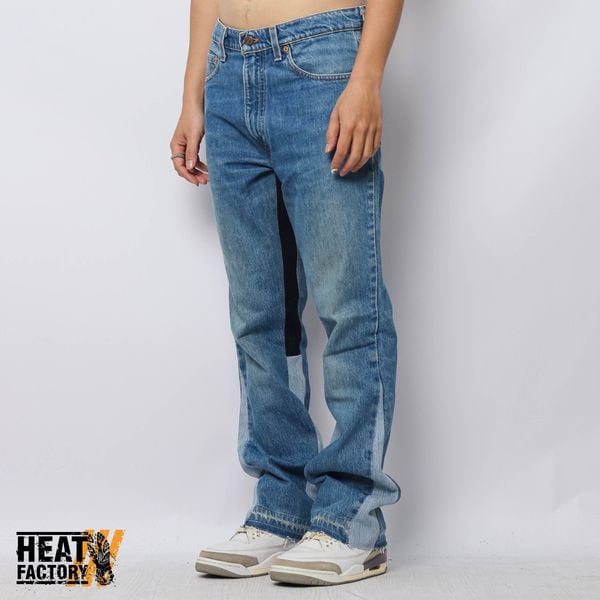  Dddchaosss x Heat Factory Flare Jeans 
