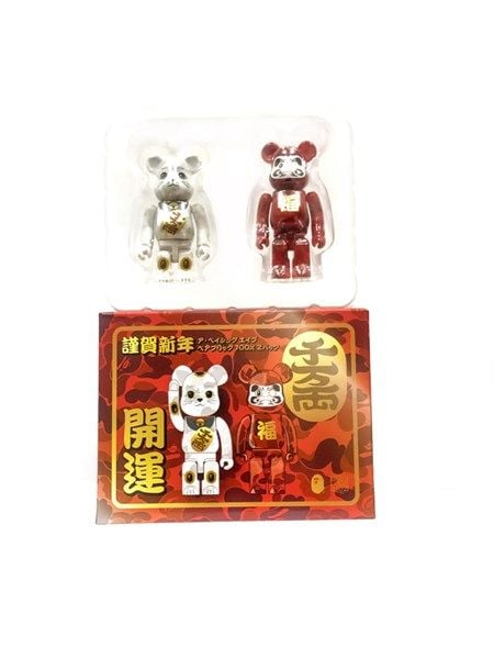  Bearbrick Bape Manekineko Daruma (Set of 2) 
