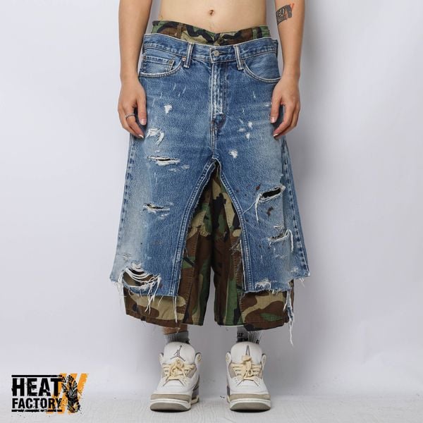  Dddchaosss x Heat Factory Layer Jeans 