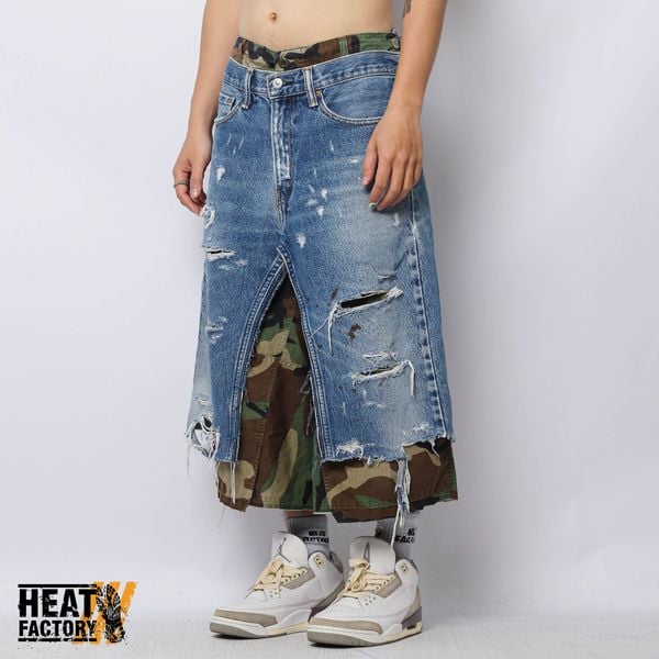  Dddchaosss x Heat Factory Layer Jeans 