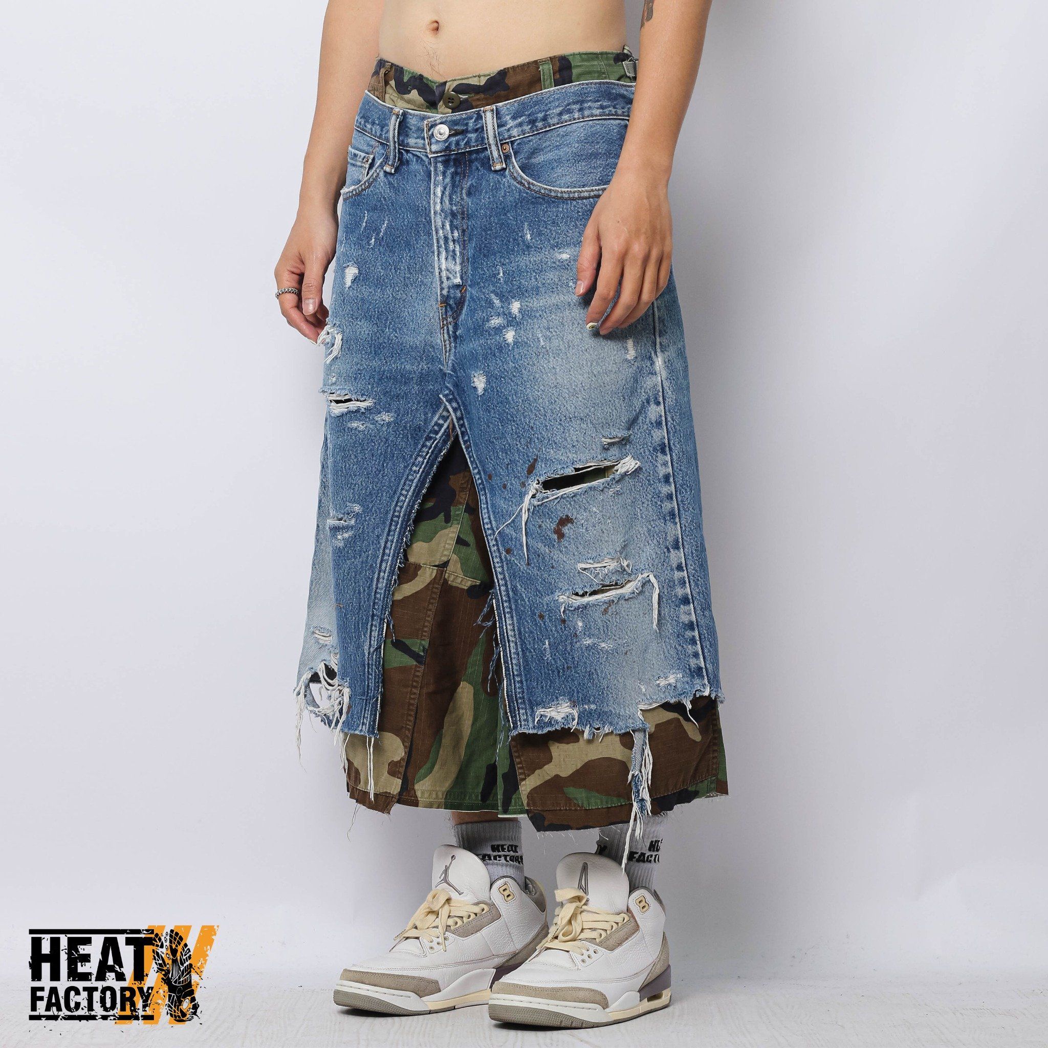  Dddchaosss x Heat Factory Layer Jeans 